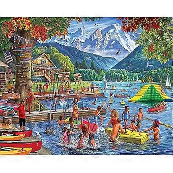 Jigsaw Puzzle Fun Lake Day Summer Camp HAA689