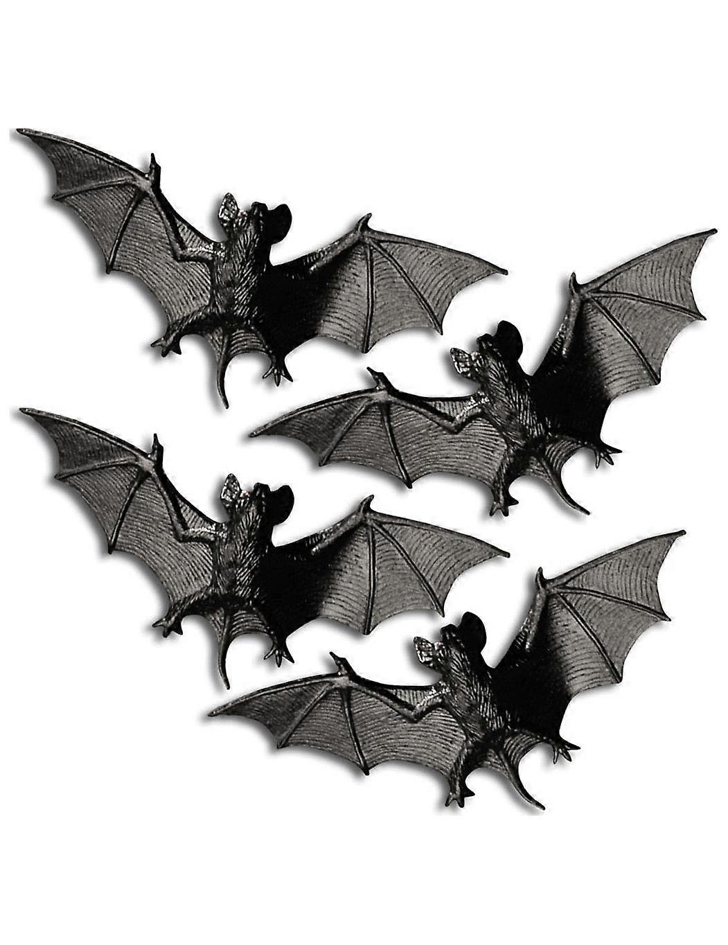 4 Halloween Bats 11 cm