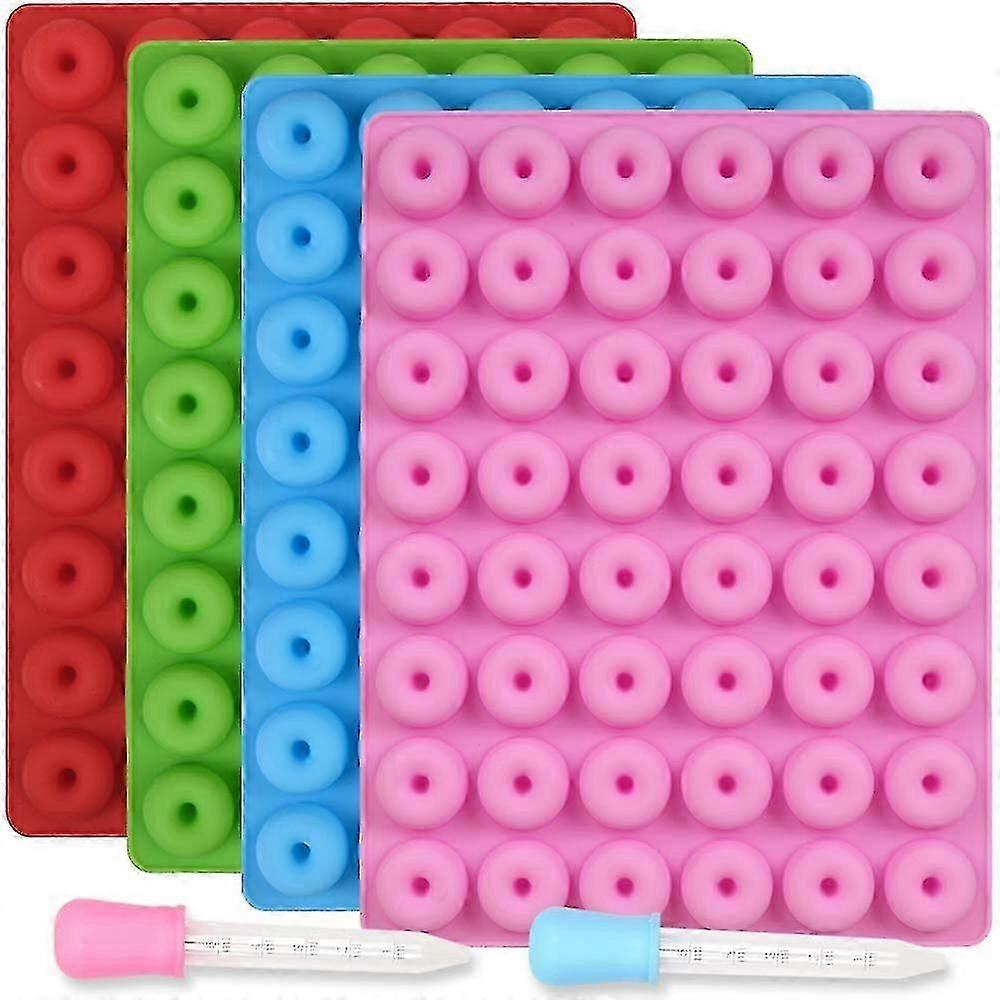 4-Pack Gummy Ring Silicone Mold Set