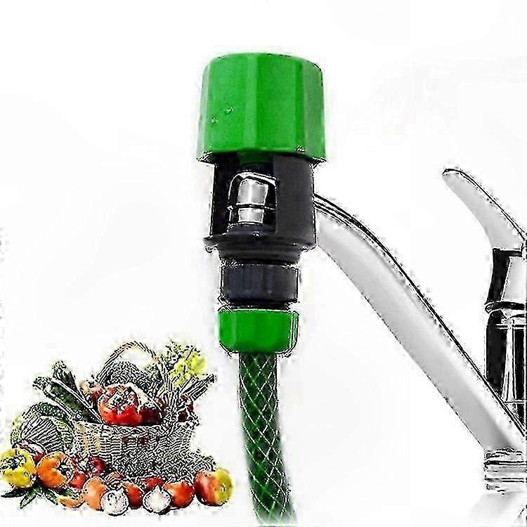 Garden Hose Tap Adapter with Quick Connect Feature compatible with Universal Use