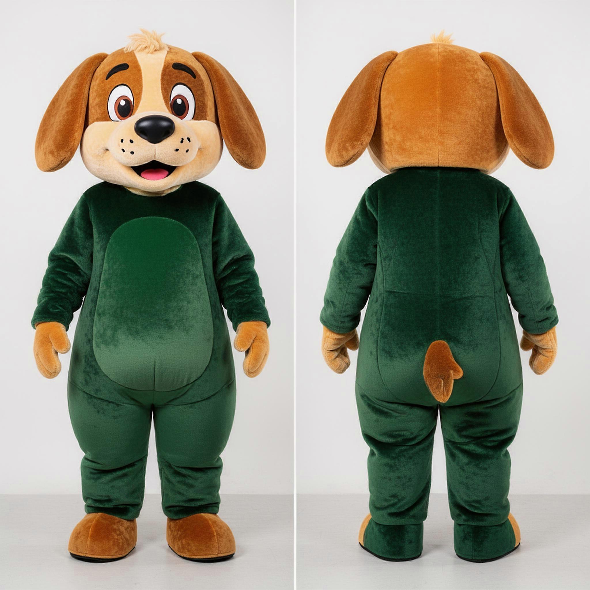 MASTICOT Forest Green Broad Shouldered Dog Mascot