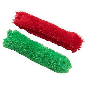 2x chat herbe à chat jouet mâcher animaux de compagnie fournitures interactif coups de pied jouets jouet réconfortant