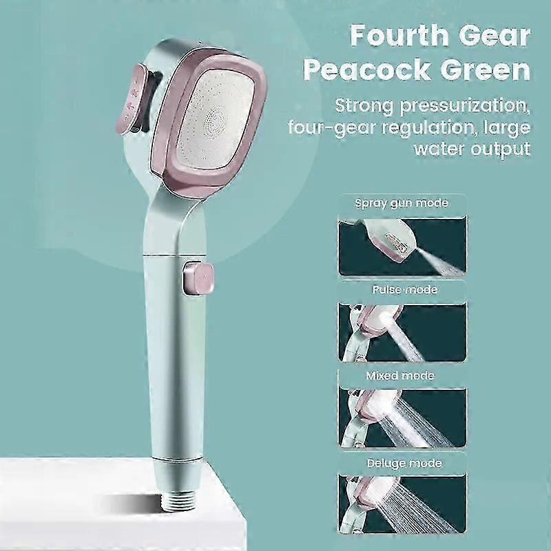 4-Mode Adjustable High-Flow Shower Head
