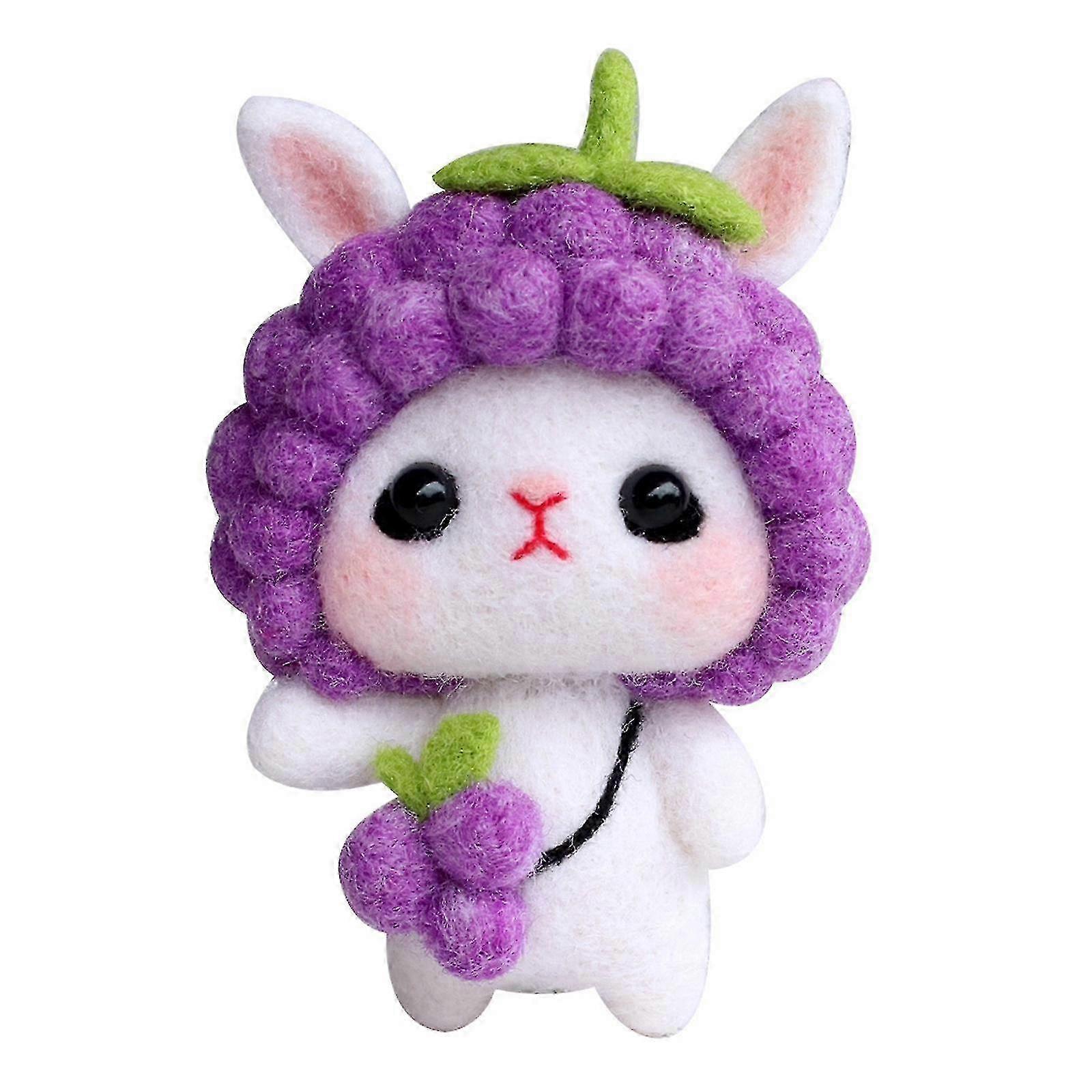 Rabbit-Shaped DIY Wool Felt Craft Kit