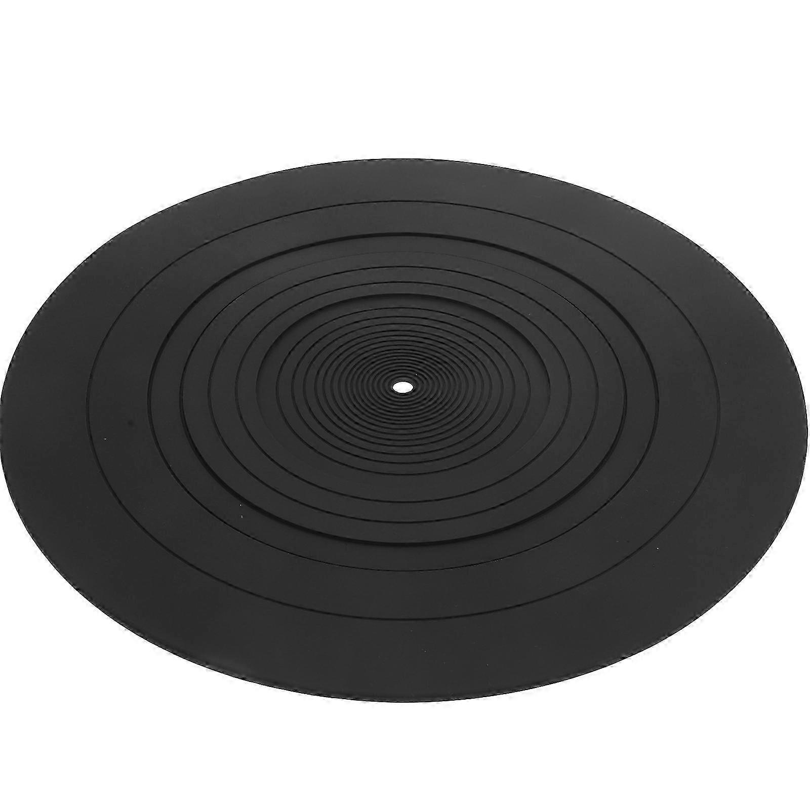 Black Silicone Record Mat