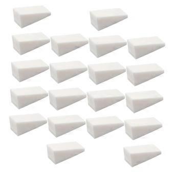 48pcs White Wedge Sponge Applicators for Nail Art and Makeup