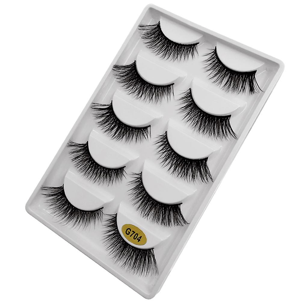 3D False Eye Lashes Eyelashes Extension Makeup Tools G704
