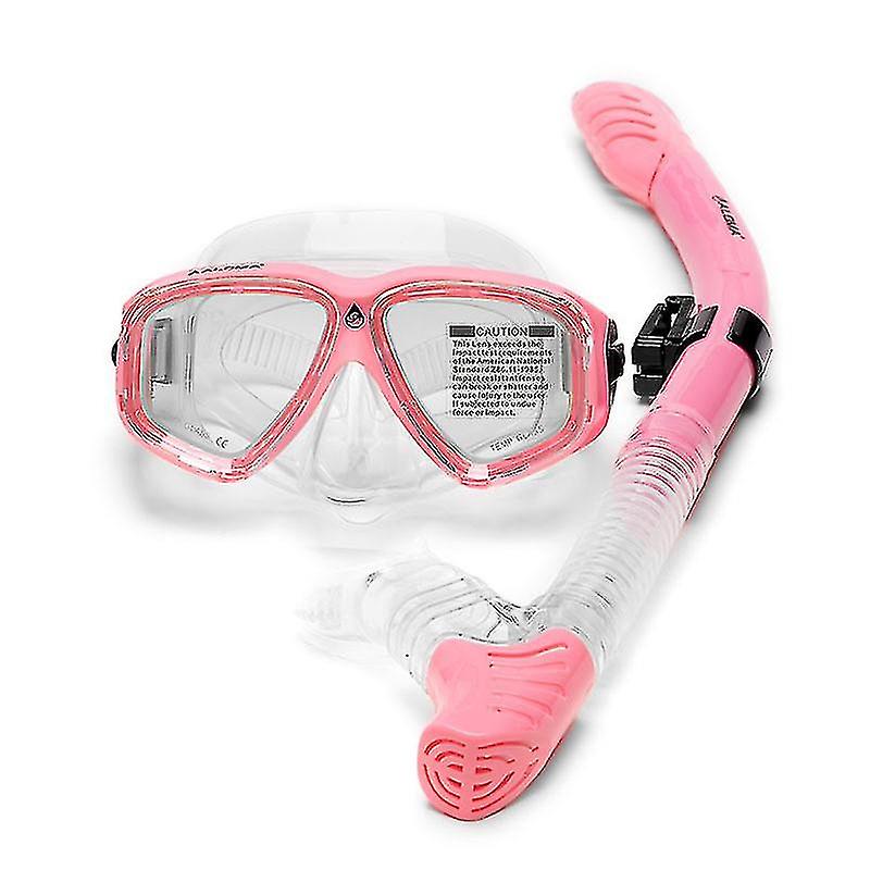 Diving Mask Snorkel Tube Set Anti Fog Swimming Goggles Snorkeling Gear With Dry Top Tube