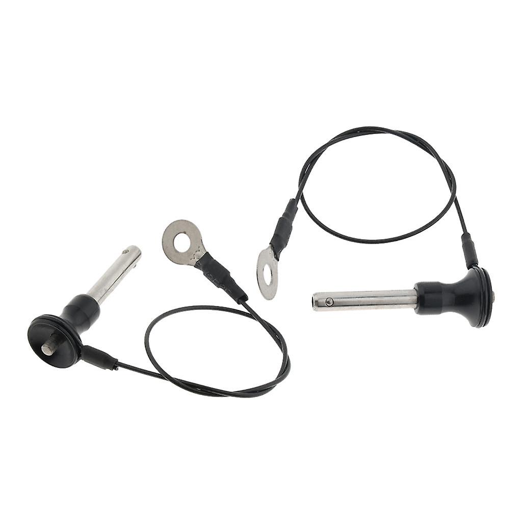 2 Pieces Stainless Steel Ball Lock Quick Release Pin Push Button 8mm-45mm