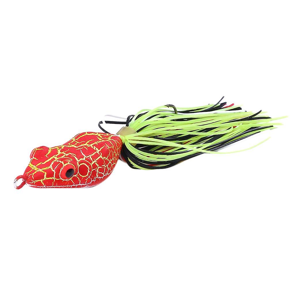 Froschfischen Köder Soft Topwater Froschköder Crankbait mit Röcken 02