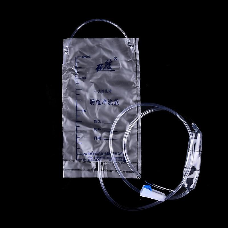 Disposable 1000ml Enema Bag Colonic Douche Cleansing Kit Medical Supplies