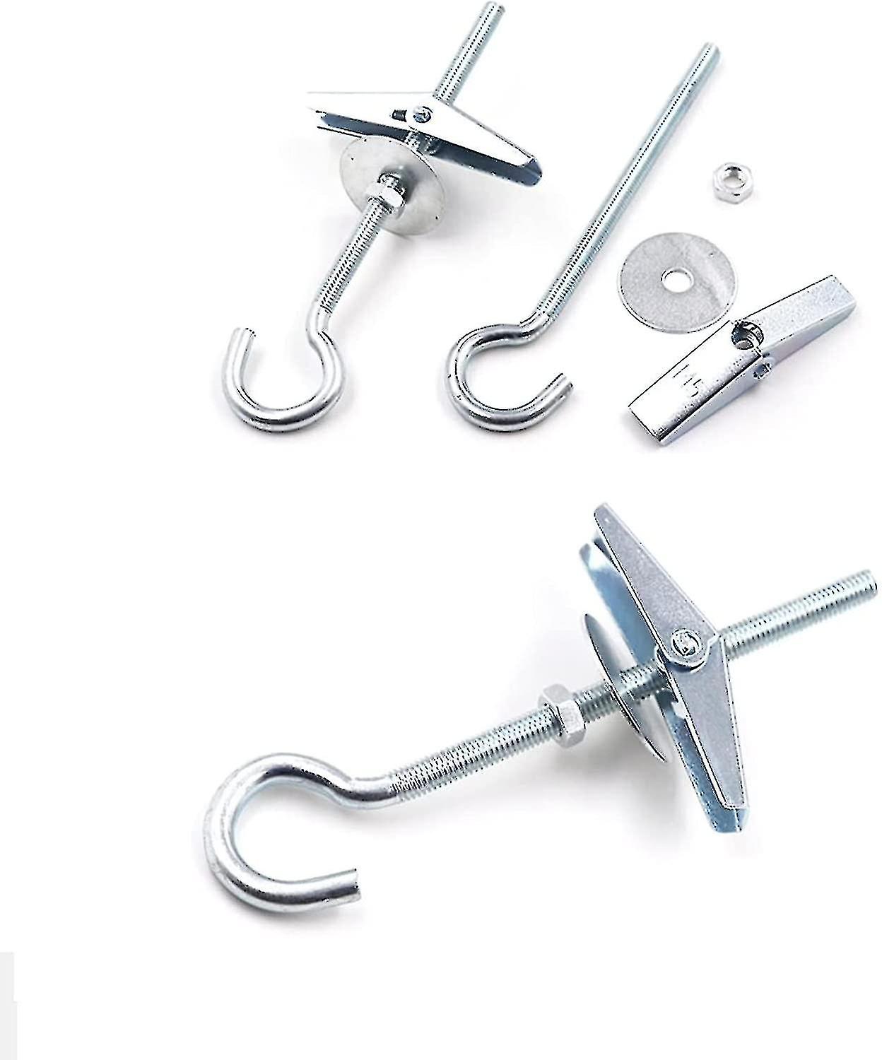 10 Gypsum Board Ceiling Hooks M5/90mm Chandelier Hooks Carbon Steel