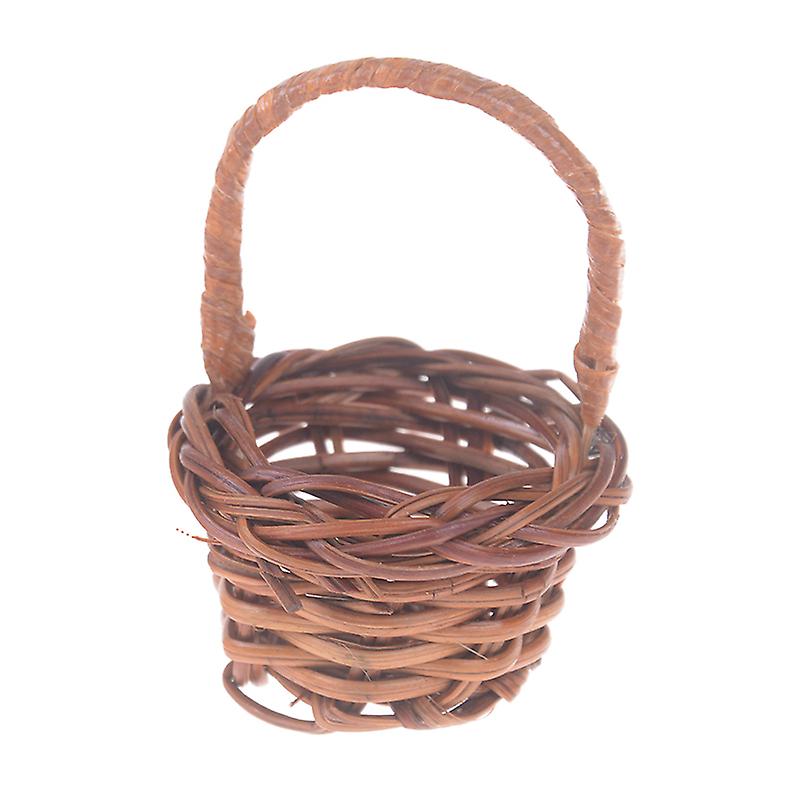 Rattan Weaving Storage Basket Fruit Cosmetics Tea Picnic Storage Box Organizer