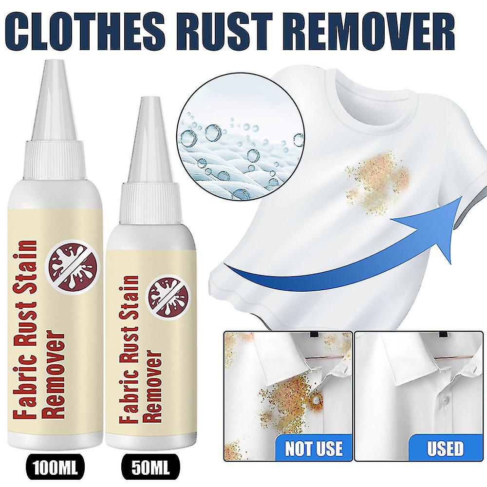 50/100ml Fabric Clothes Rust Stain Remover Multifunctional Household Decontamination Tools