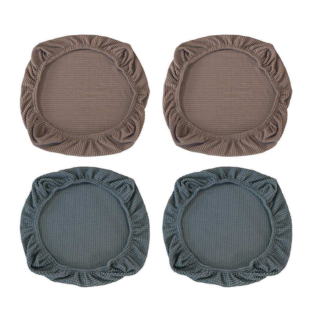 4 יחידות אוניברסלי 38-50 ס"מ נמתח חתונה חדר אוכל כיסוי כיסא כיסא