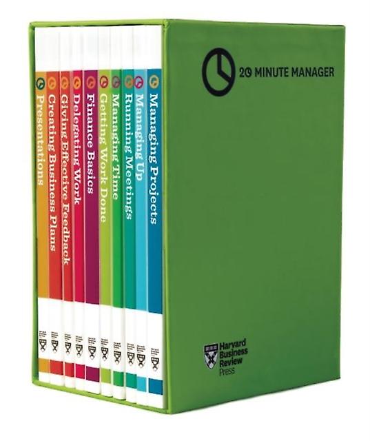 Hbr 20minute Manager Boxed Set 10 Books Hbr 20minute Manager Series by Harvard Business Review Multiplecomponent retail product slipcased Book