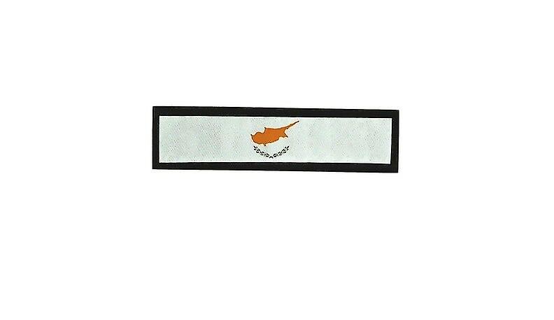 Patch Ecusson Brode Prints Travel Souvenir Backpack Flag Cyprus Cypriot R2