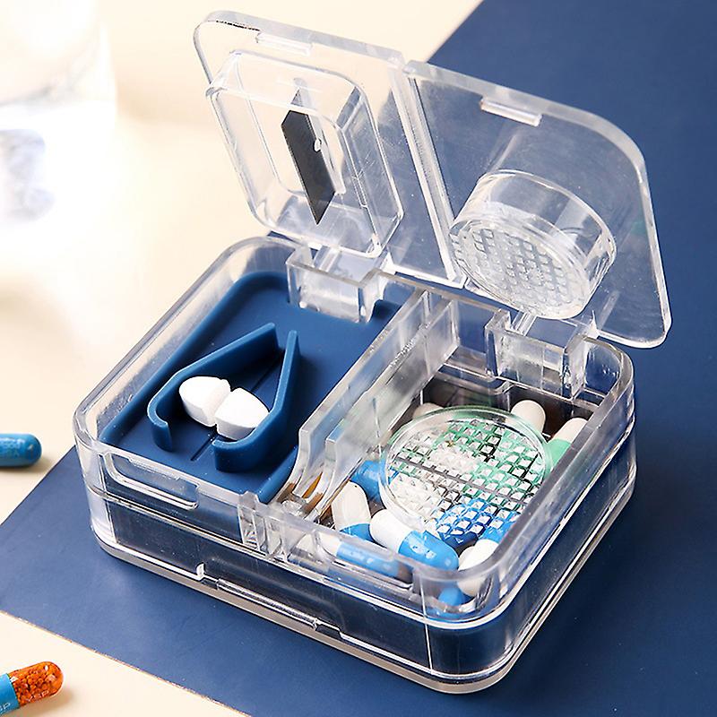 3 In 1crushing Pill Box Cutting Machine Slicer Pill Cutter Divider Storage Box