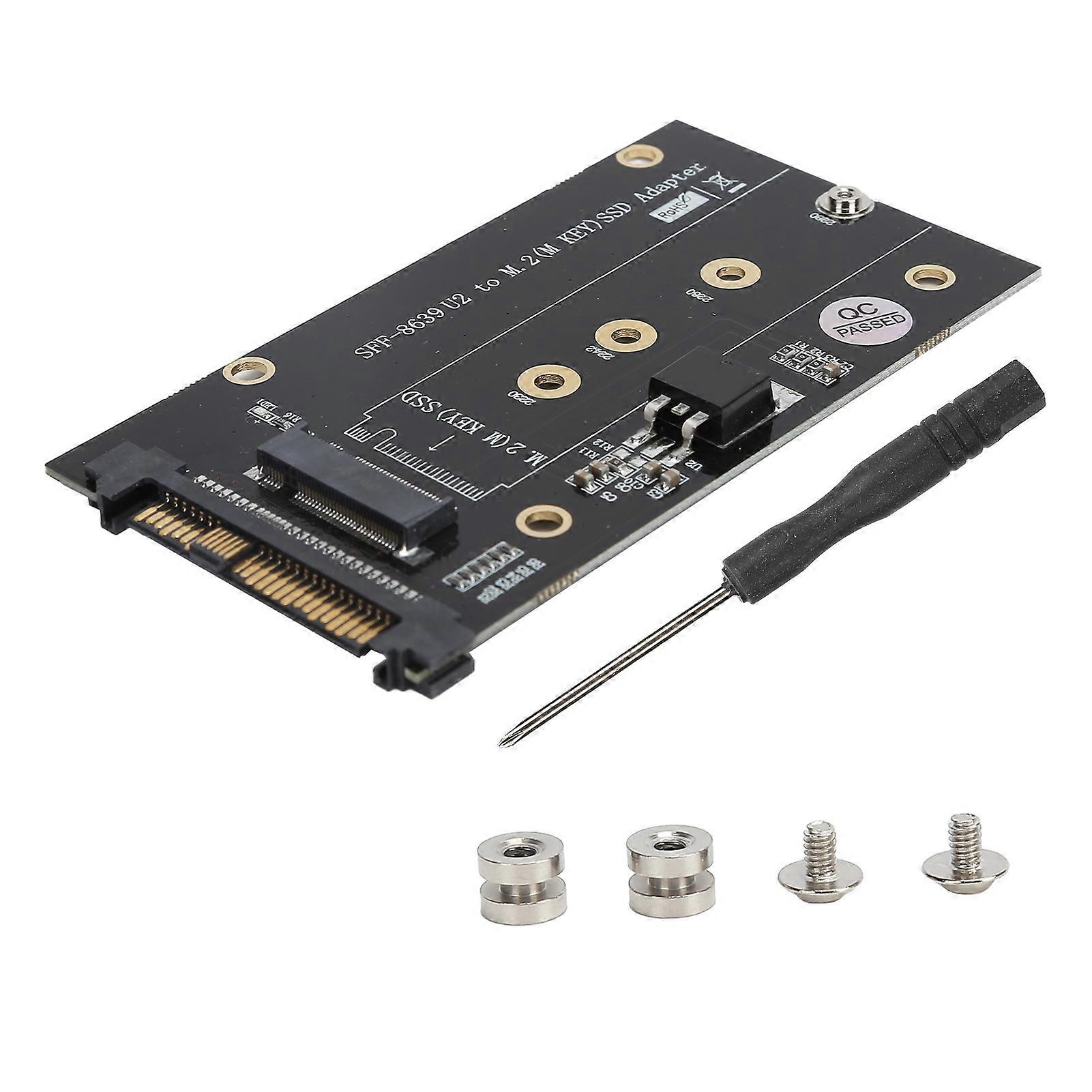 NGFF M.2 Key M SSD to SFF‑8639 Adapter PCB Mainboard Replacement for Ultrabook Mini SATA