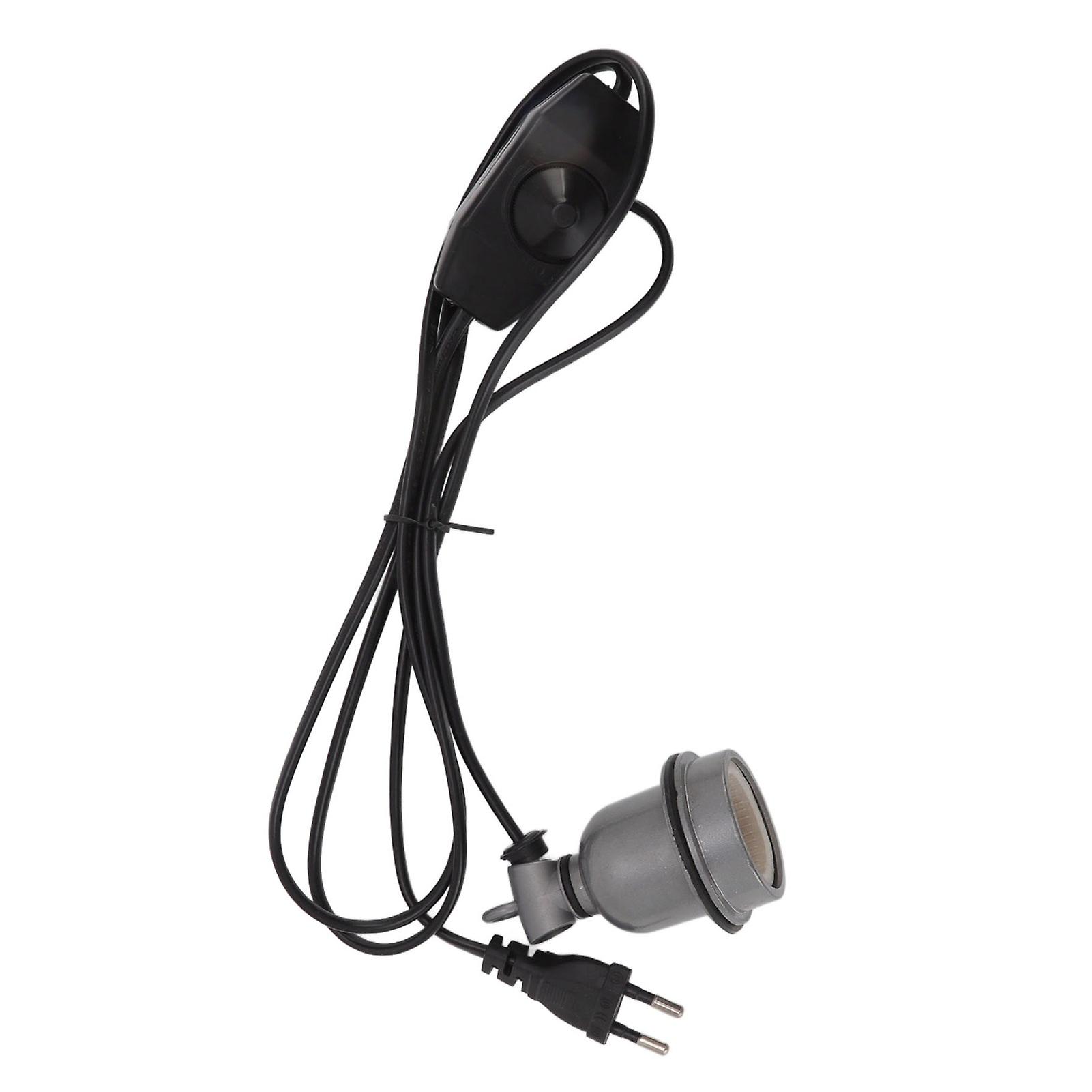 E27 Heating Lamp Socket Alloy Shell Standard Pet Heat Light Bulb Holder for Reptile Tortoise Lamp