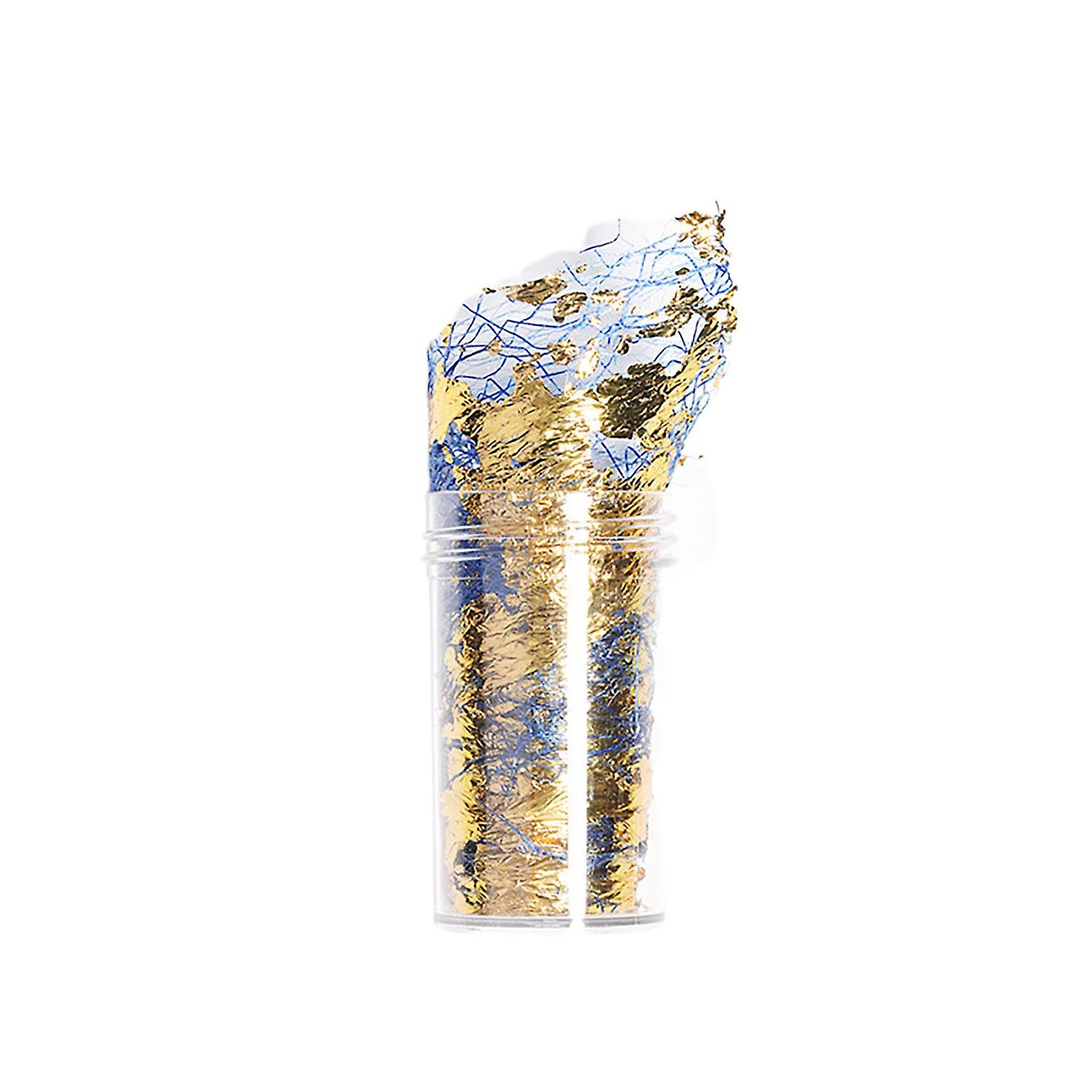 Nail Foil Decorative Easy to Stick Multiple Colors Golden Sally Net Manicure Foil for Female