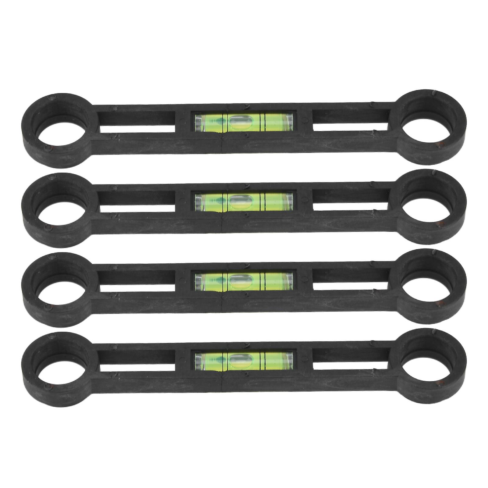 Curved Foot Level, 4Pieces Mix Water Valve Curved Foot Level DIY Repair Level Measuring Tools for Shower Faucet