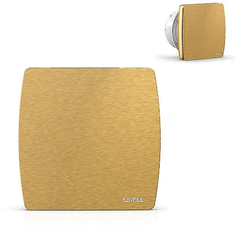 Cappa aspirante bagno da 100 mm, ventilatore temporizzato per bagni, cucine, balconi e garage, cappa aspirante silenziosa, Lfww-09Q-4G (pannello in alluminio da 4 