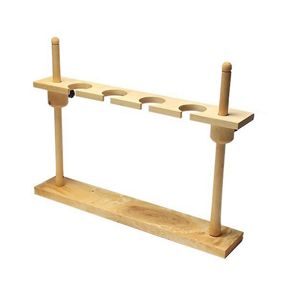 Holz-Separator-Trichter-Ständer-Gestell 4 Löcher Laborbedarf, 250ml-hy