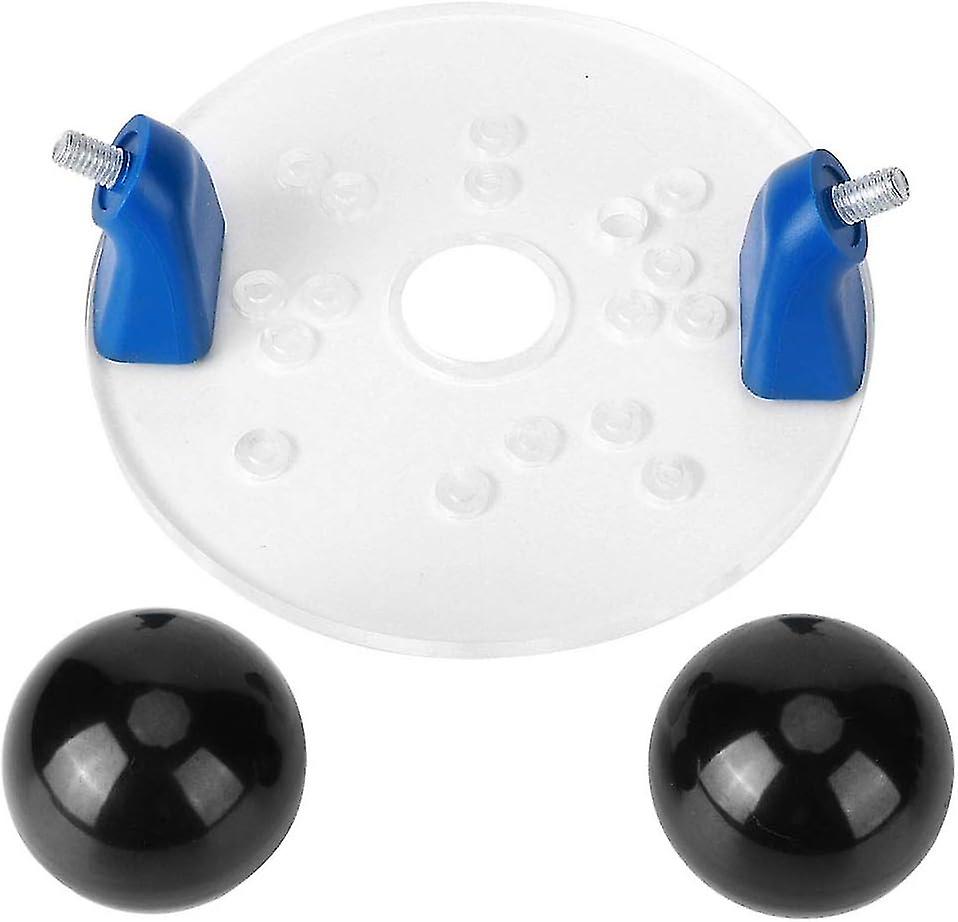 Acrylic Router Table Base Plate Woodworking Accessories With Handles Replacement Trimming Plate - q36