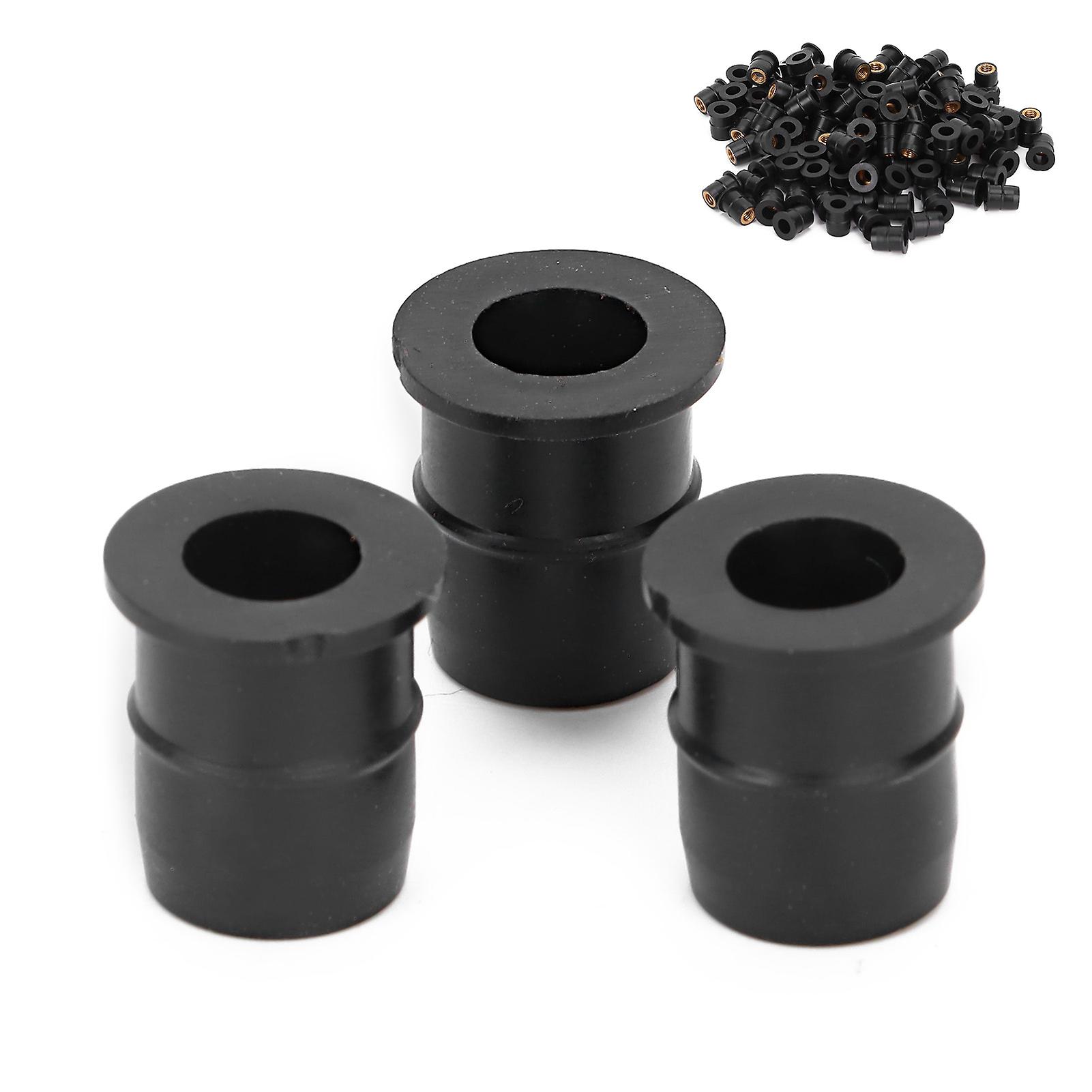 Motorcycle Parts,100PCS Well Nut M6x0.8mm Rubber Nut Well Nut Versatile Functionality