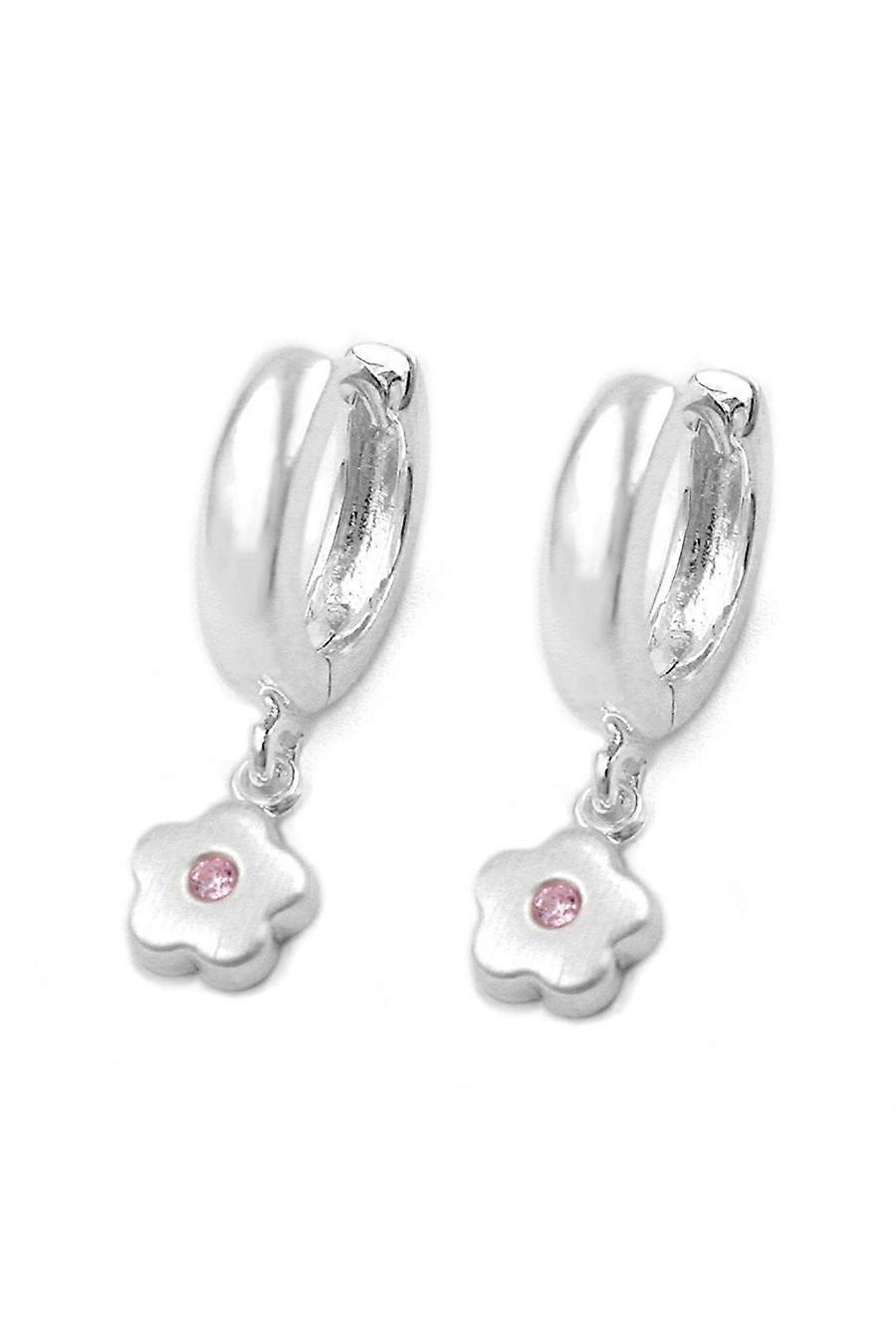 Hoop Earrings Zirconia Silver 925 - Gl91331