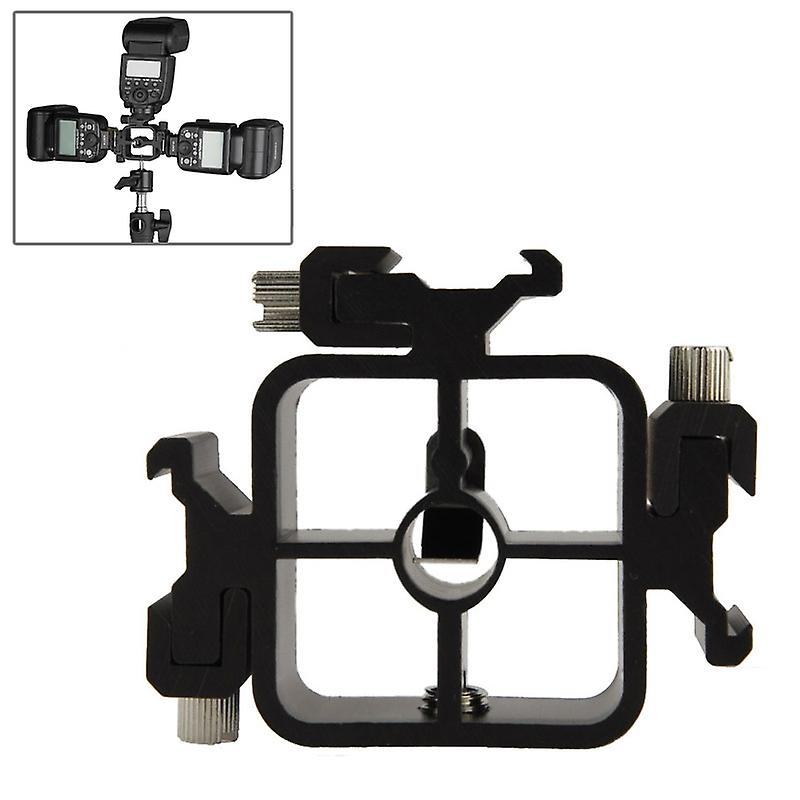 XF0003 Triple Heads Hot Shoe Mount Adapter