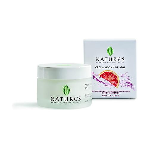Anti-wrinkle face cream SPF15 50 ml of cream
