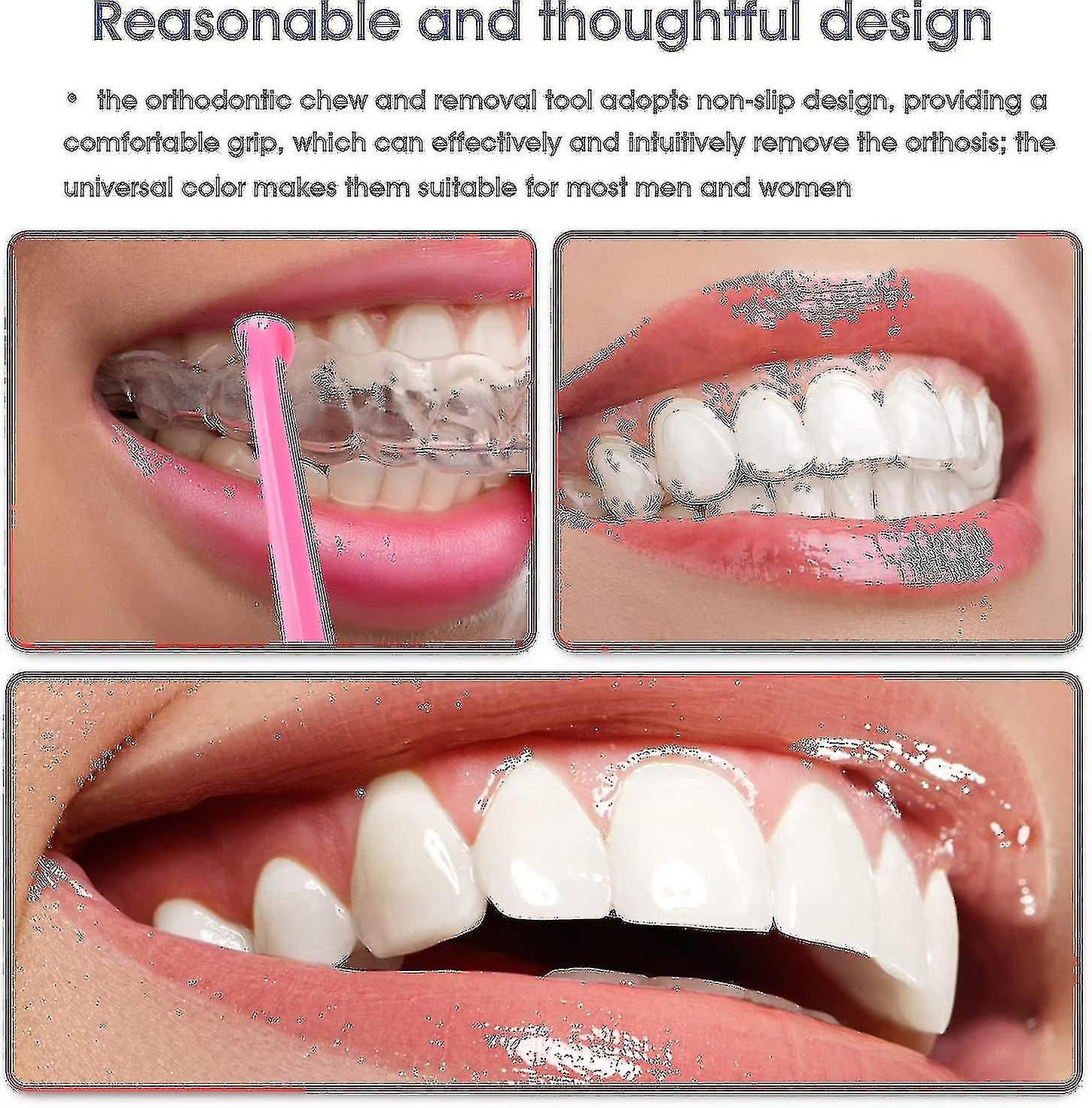 Αόρατα σιδεράκια και εργαλείο αφαίρεσης ναρθήκων συγκράτησης δοντιών