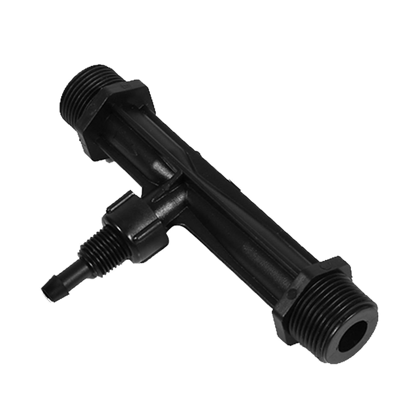 Irrigation Tube Fertilizer Mixer Injector Garden Water Device Plastic Black G3/4 Inch