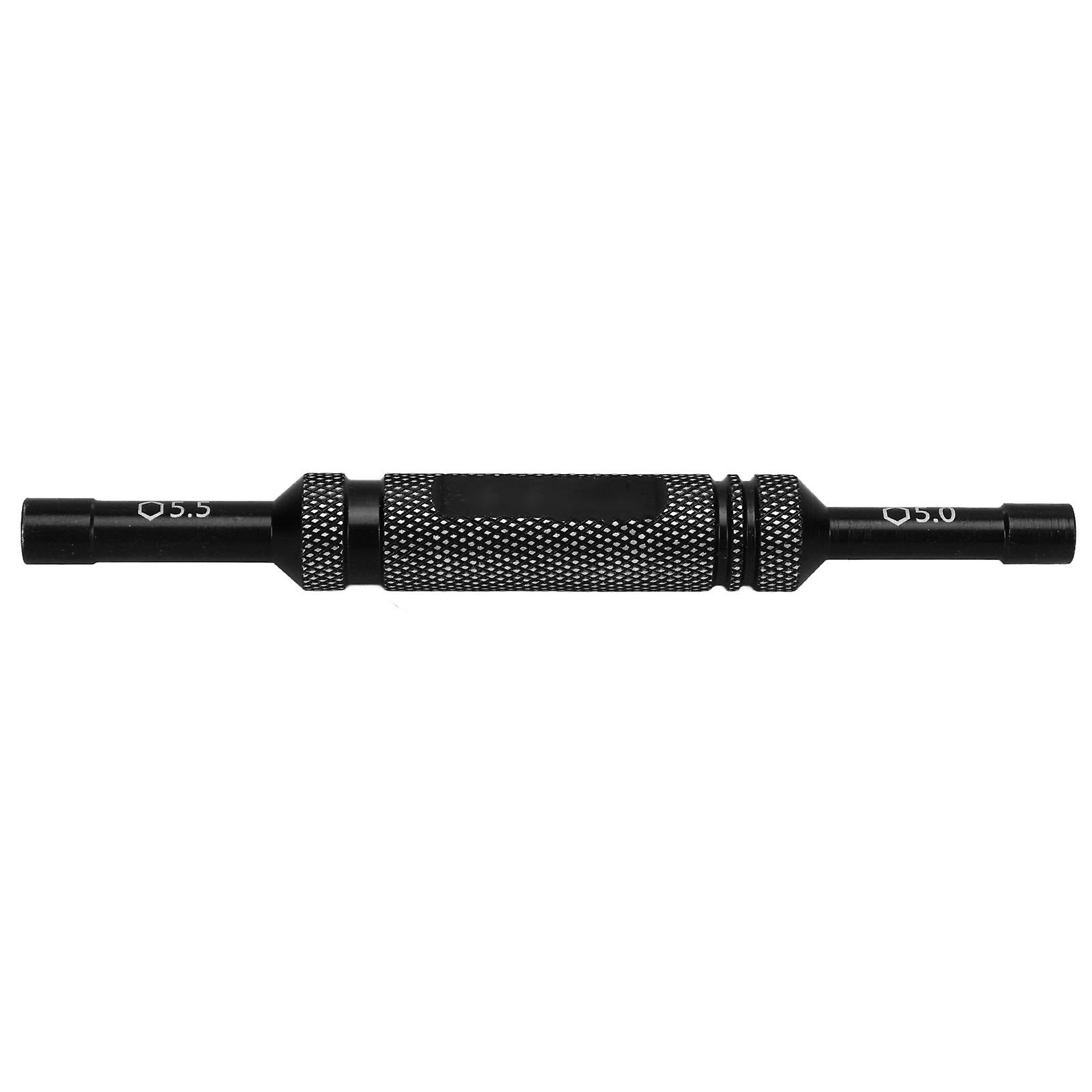 5.0mm 5.5mm Manchon de démontage en alliage d’aluminium Manchon de démontage universel RC Outils de maintenance pour écrou M3 M2 Écrou Noir