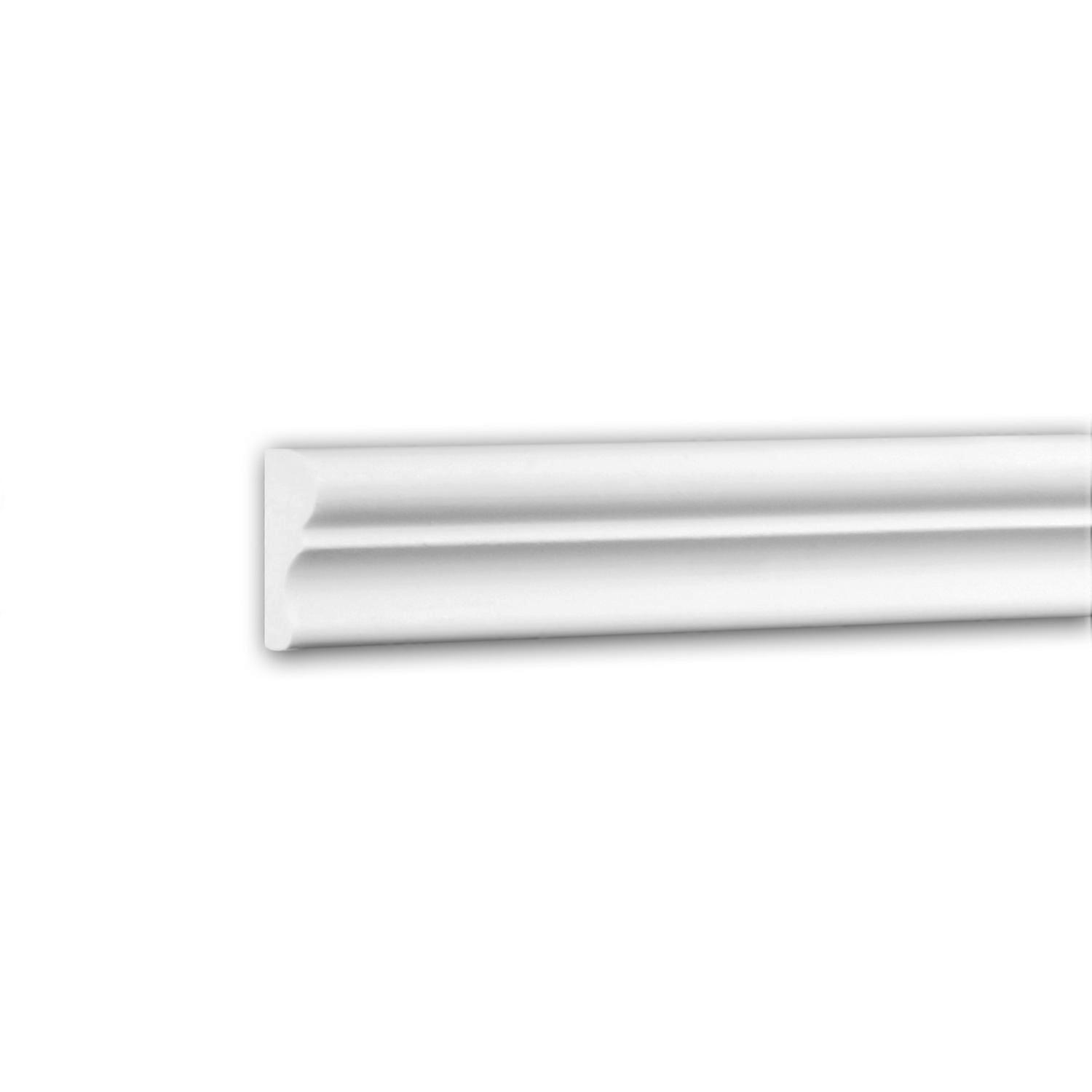 Profhome Decor 1 x Panel moulding 151321F Profhome white Polyurethane pre-primed lightweight, sturdy, dimensionally stable