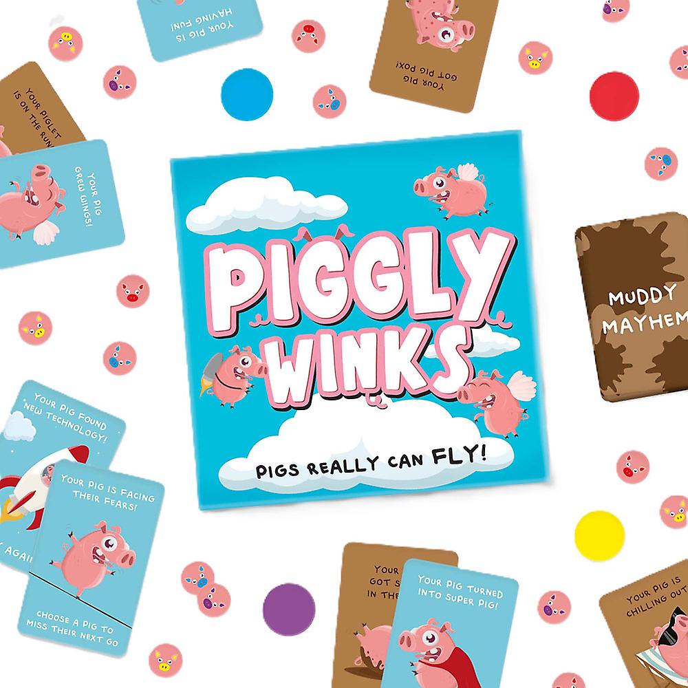 Quality Piggly Winks Game 2 to 4 Playes Ages 6+ w/ Instructions