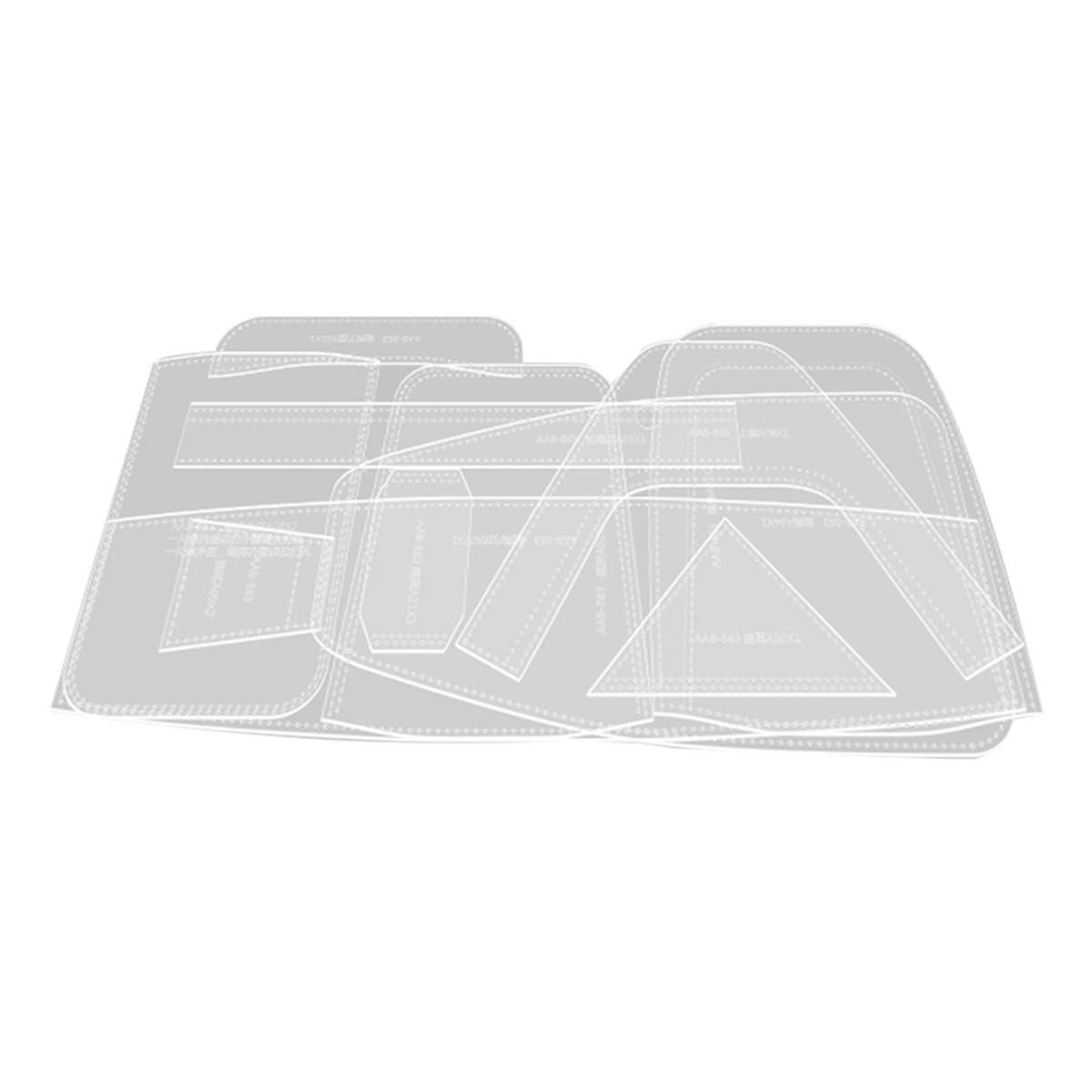 Sling Bag Acrylic Template,Leather Pattern Acrylic Leather Templates for Capacity Crossbody Backpack,-863
