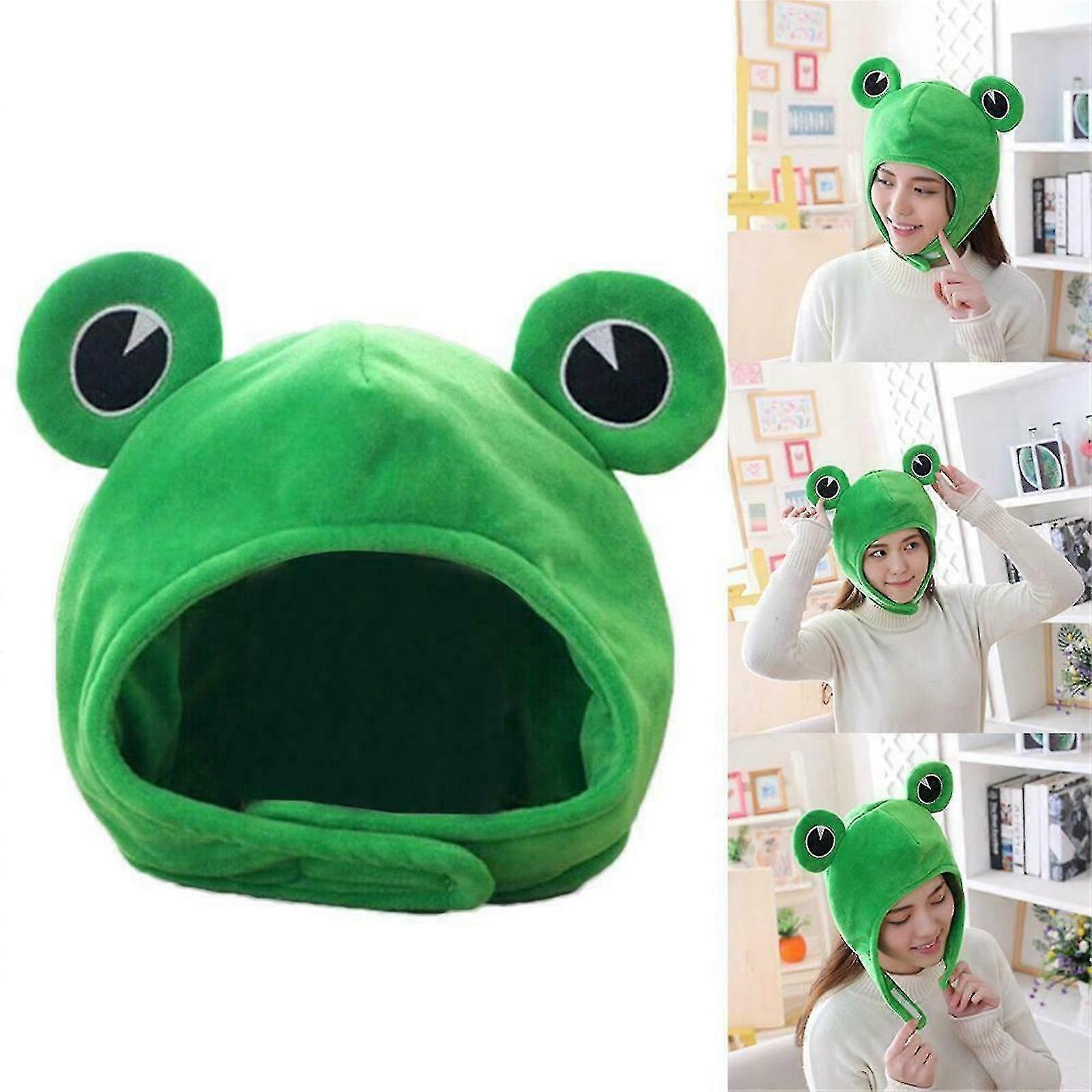 Frog Hat Cosplay Kostym Klä upp hatt