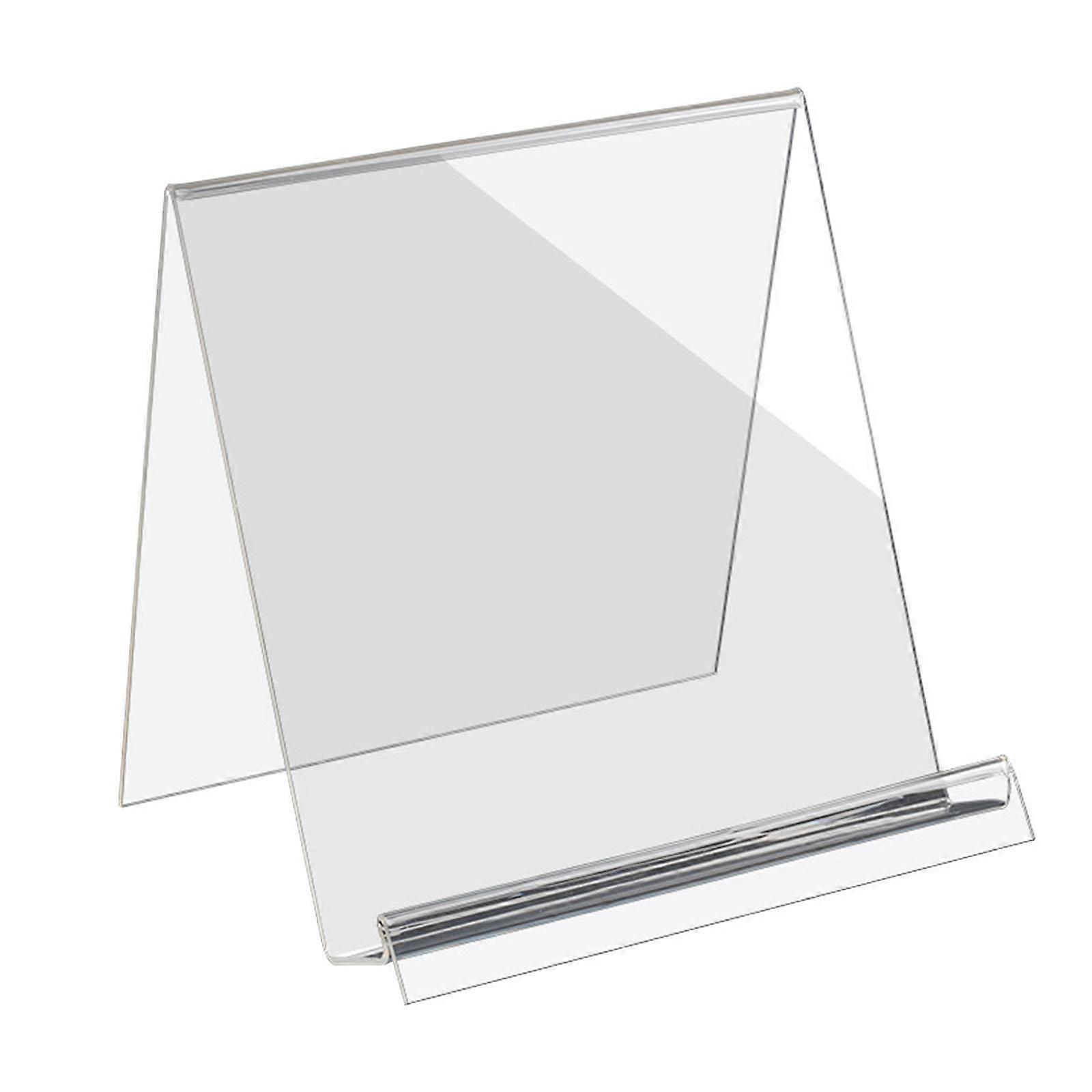 Acrylic Book Display Stand Cookbook Holder for Albums School Books Magazines