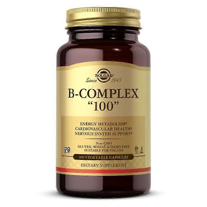 Solgar B-Complex "100", 100 Vegetable Capsules