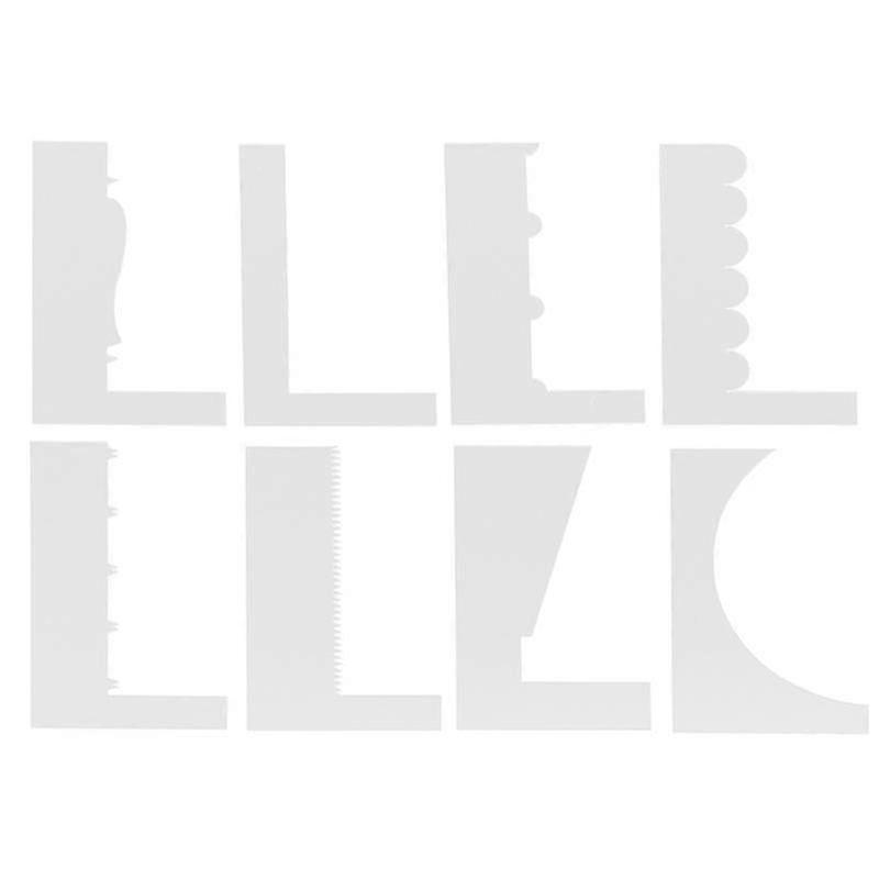 8pcs Kitchen utensils, Cake Scrapers