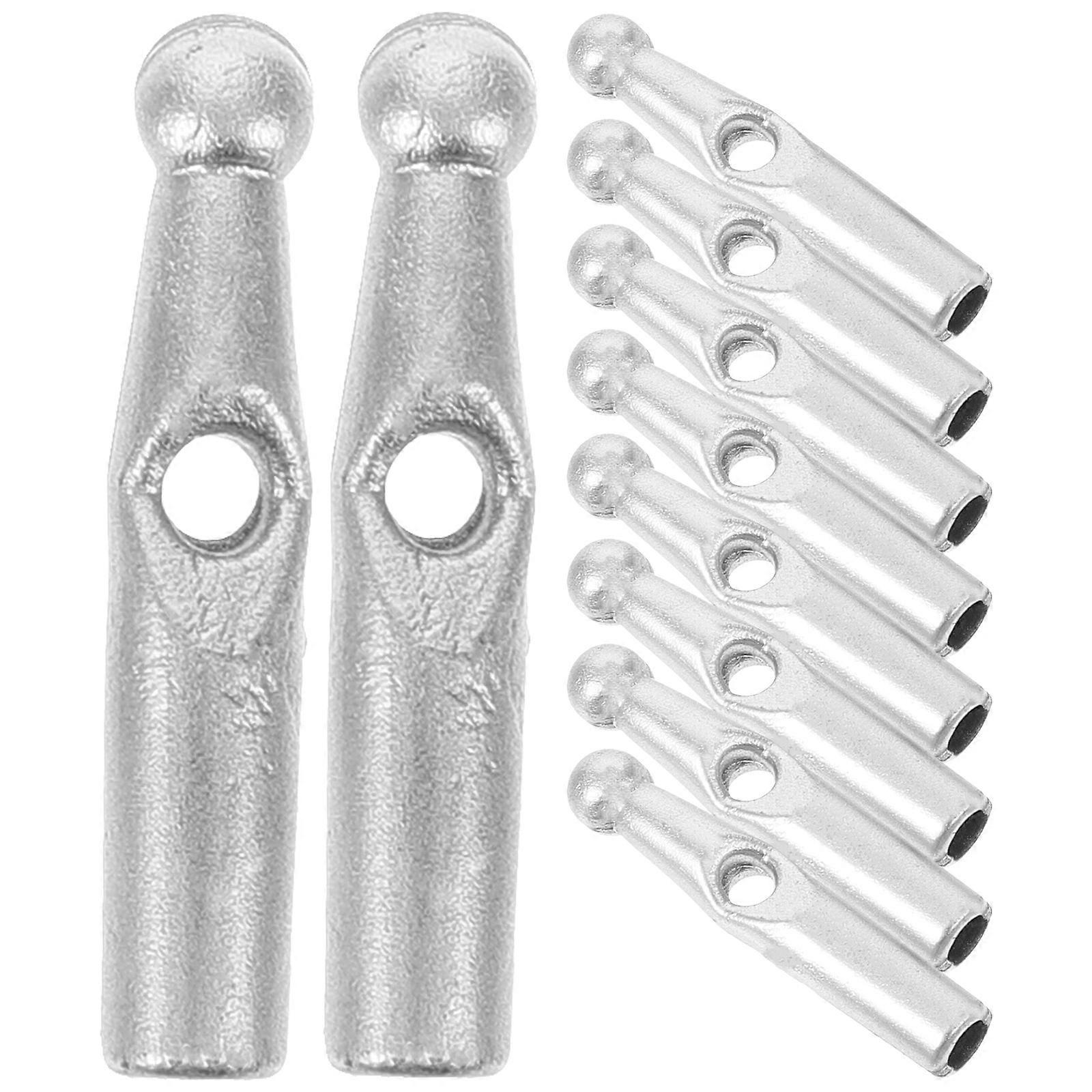 10 pcs Pliant Parapluie Queue Perles En Plastique Parapluie Queue Perles Réparation Parapluie Os Couvertures