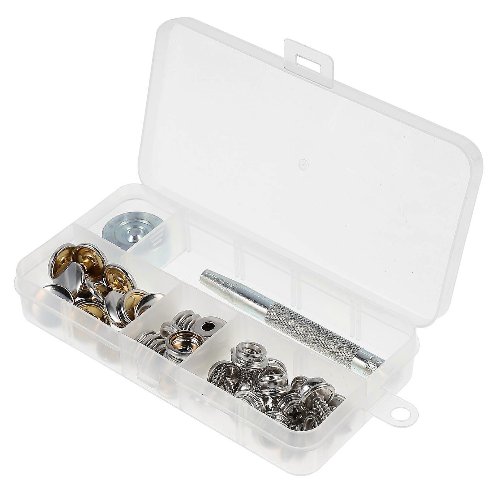 Car Kit Boat Fastener Kit Boat Button Kit L Snap Button Fastener Buckle Screws Setting Tool Furniture Use Marine Snap Kit