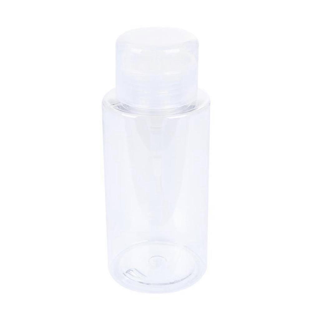 300ml Nail Polish Remover Pump Liquid Dispensers Empty Plastic Bottle Make Up