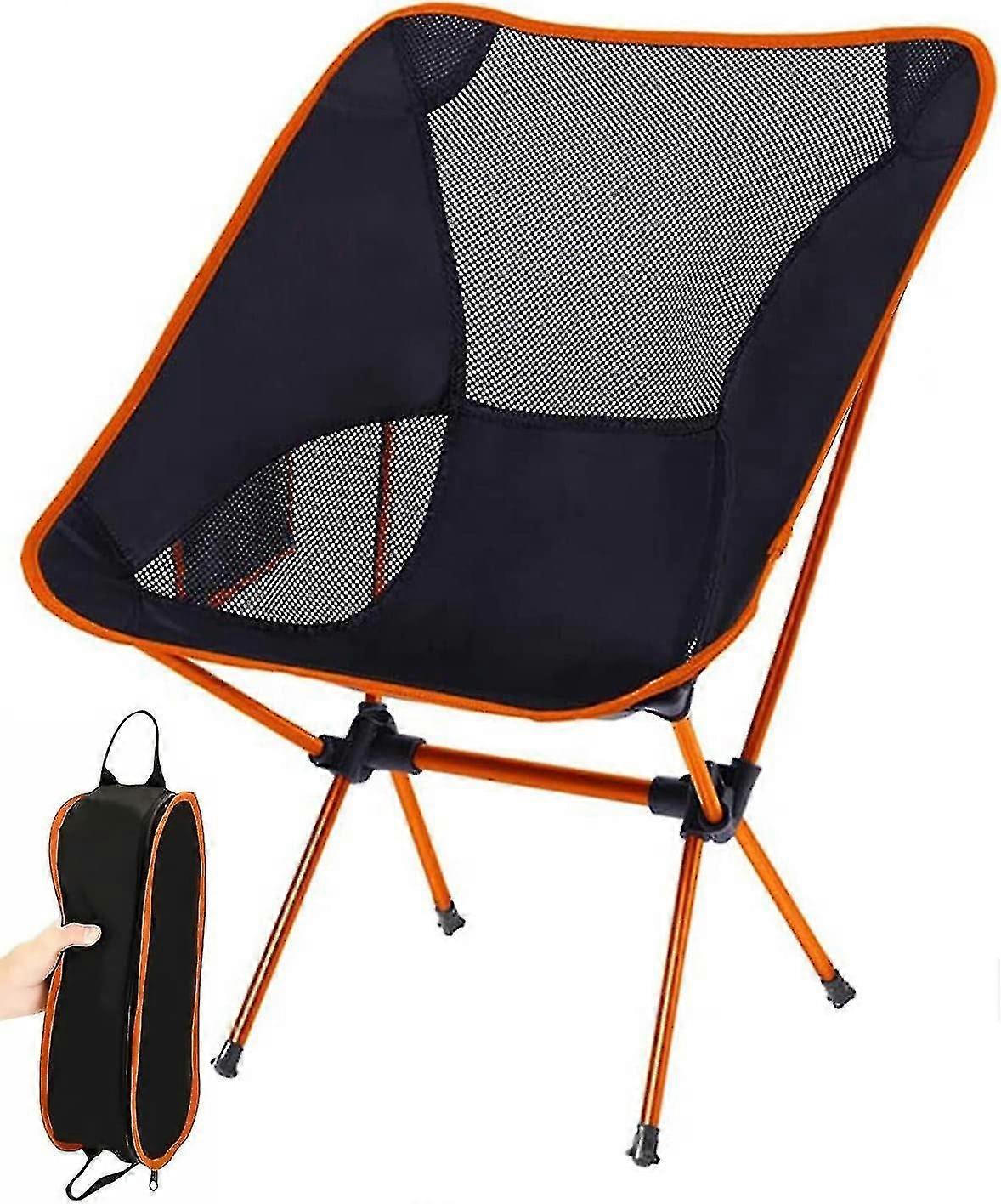 מבצע חורף, כיסא קמפינג אולטרה קל למבוגרים, כיסא קמפינג מתקפל עם כיסים ותיק נשיאה, כיסא חוף חיצוני קומפקטי
