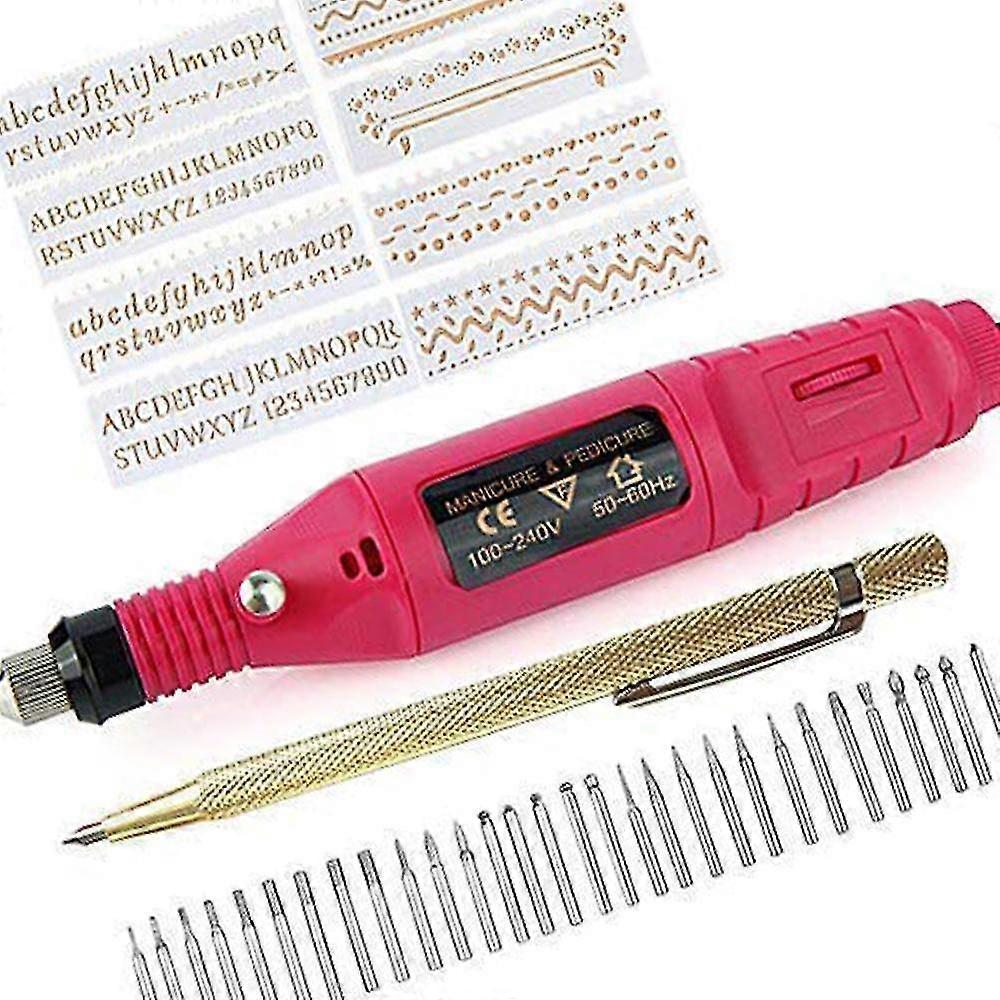 Electric Micro Engraver Pen Mini Diy Engraving Tool Kit