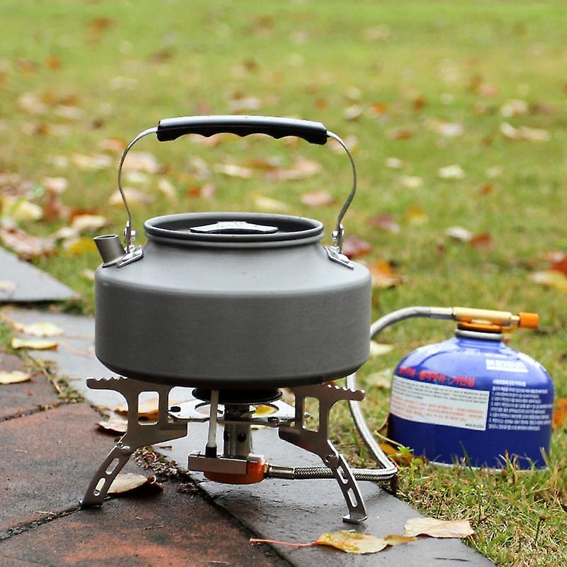 Système De Cuisson Camping - Réchaud à Gaz 1 Brûleur Portable - Noir - Nécessaire Pour Aventuriers