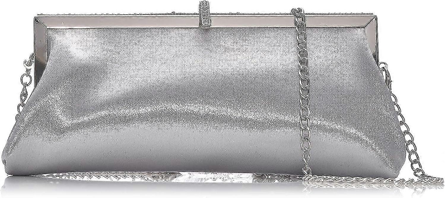 Luxury Satin Classic Evening Clutch Bag